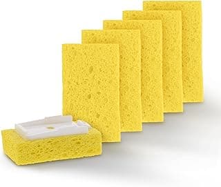 Arrow Dish Wand Sponge Refills, 6pk - Replacement Sponge Heads for Dish Wand - Quick, Convenient Cleaning - Easy to Refill